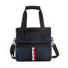 20L Insulated Lunch Bag With Double Ice Packs Expandable Capacity Portable Picnic Cooler Tote Modern Oxford Fabric