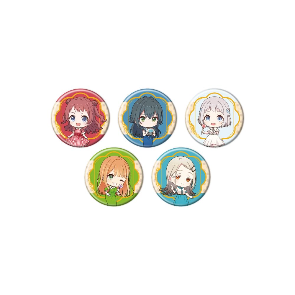 

Series x Seibuen Amusement Park Retro Fest 07 Gakuen Idolmaster Can Badge Complete Set of The Idolmaster (Box 5)