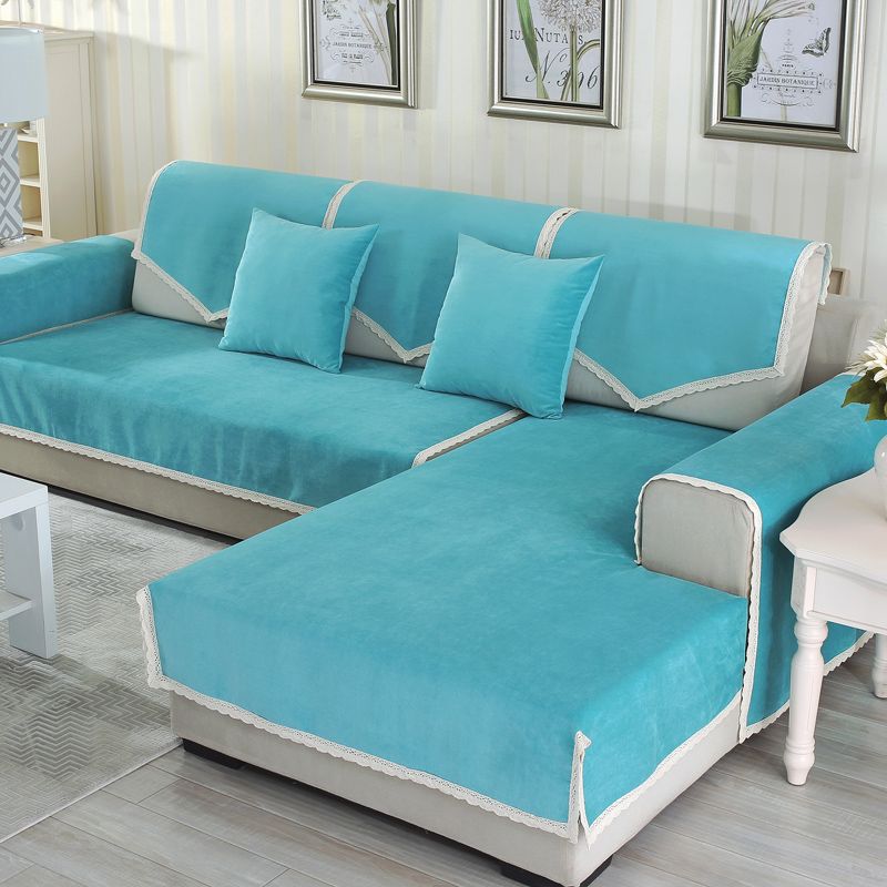 

Современная подушка для дивана из ткани, устойчивой к моче домашних животных, с антипригарным покрытием Lake Blue 50*70cm hand towel