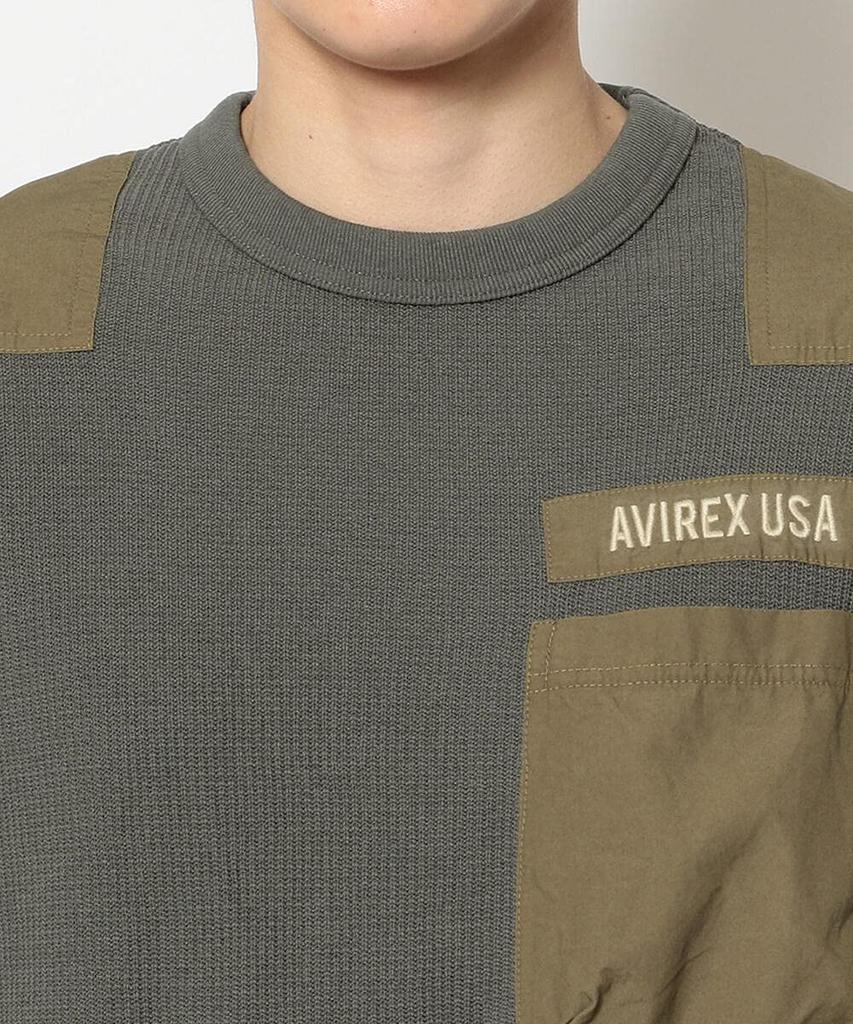 RIB COMBAT T ALB [AVIREX] Tricou AVI-S/S, Bărbați, L, 001,