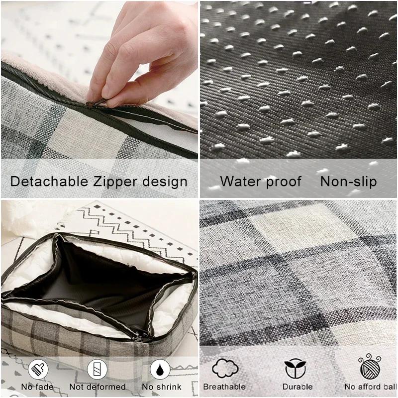 Warm Dog Cat Bed Pet Mat Removable Soft Pet House Washable Sofa Cushion Sleeping Bed For Cat Puppy Kennel Indoor Pet Dog Supplie