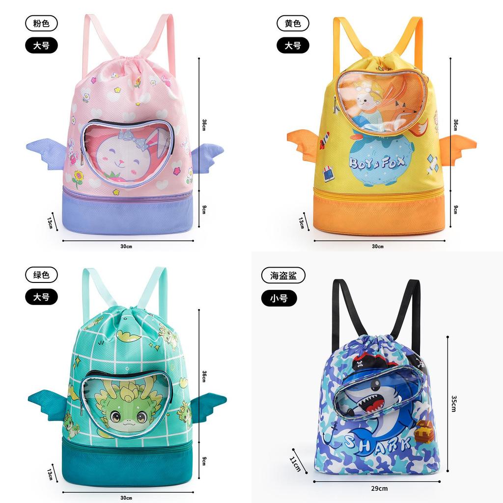 Childrens Swimming Bag With Wet Dry Separation And Shoe Compartment For Travel And Beach Fun