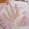 High-Density Iridescent Seven-Color Organza Fabric for Wedding and Stage Costumes