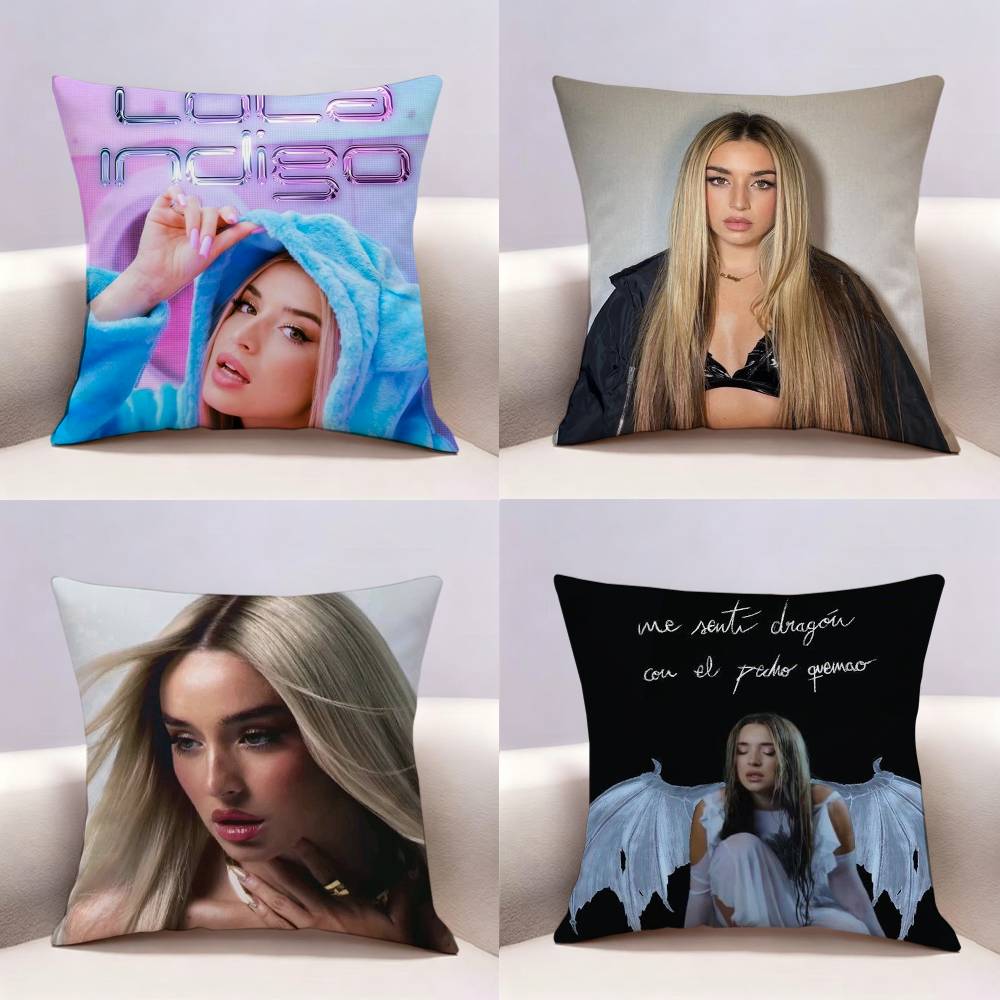 Singer lola Indigo Dragon Doublesided print Pillow Case Pattern Printed Pillowcase For Living Room Sofa Cushion Cover