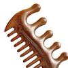 Wooden Scalp Massage Comb with Ergonomic Long Handle Multi-functional Meridian Fine Wide Tooth Comb Men Women Head Massager Tools