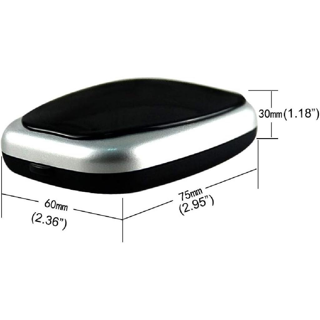 SOUNDLINK Hearing Aid Case Hard Storage Box with Battery Compartment for Custom Hearing Aids CIC ITE ITC
