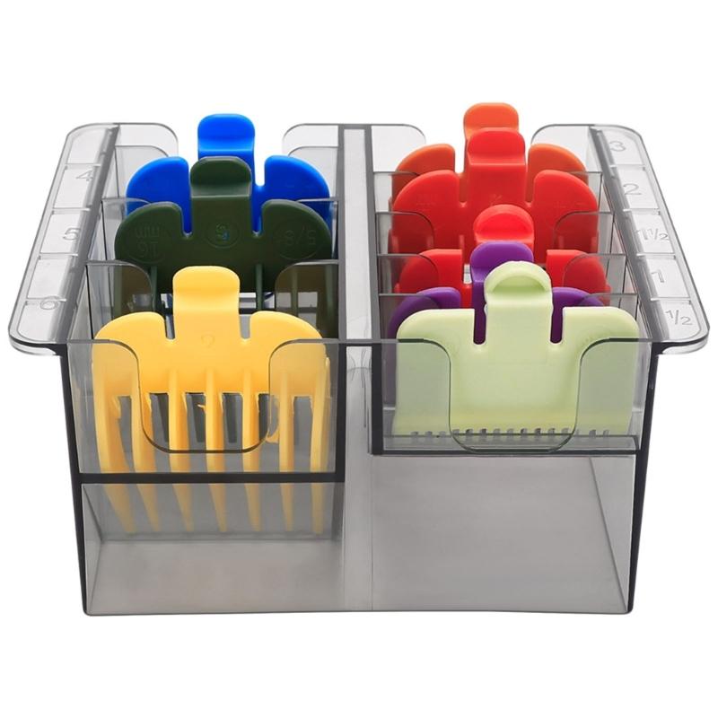 Practical Plastic Clippers Guard Holder Designed To Prevent Loss And Damage Storage Box For Barbers And Home Use