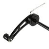 2Pcs Universal Car Window Rocking Handle Riser Winder Aluminum Alloy Winder Handle Crank Riser Kit Silver/Black