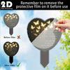 2D Waterproof Acrylic Remembrance Plaques Grave Marker Sympathy Garden Stake for Outdoor Cemetery Decor Yard