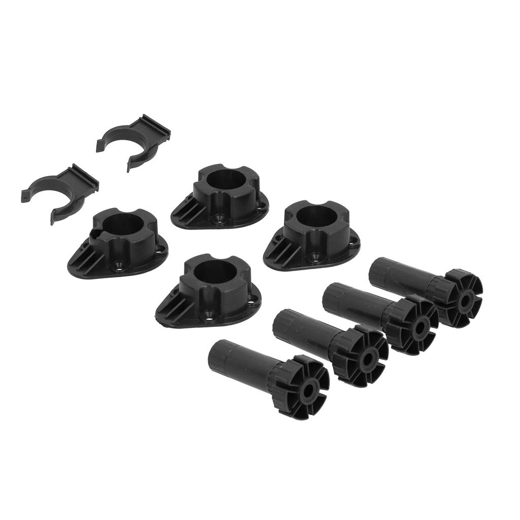 4set nastavitelné nožičky skříněk ABS podpěrná noha pro skříňový nábytek černá