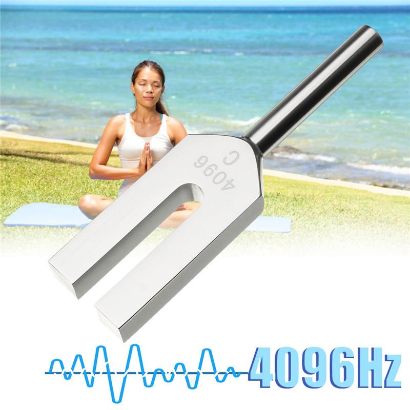 Crystal 4096HZ Medical Tuning Fork High-frequency Energy Aluminum Alloy Healing Sound Vibration Physical Therapy Healthy Tool