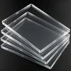 9pcs Hard Acrylic Transparent Card Storage Box Star Card Collection Accessories Toploader Sleeves Clear Rigid Protectors