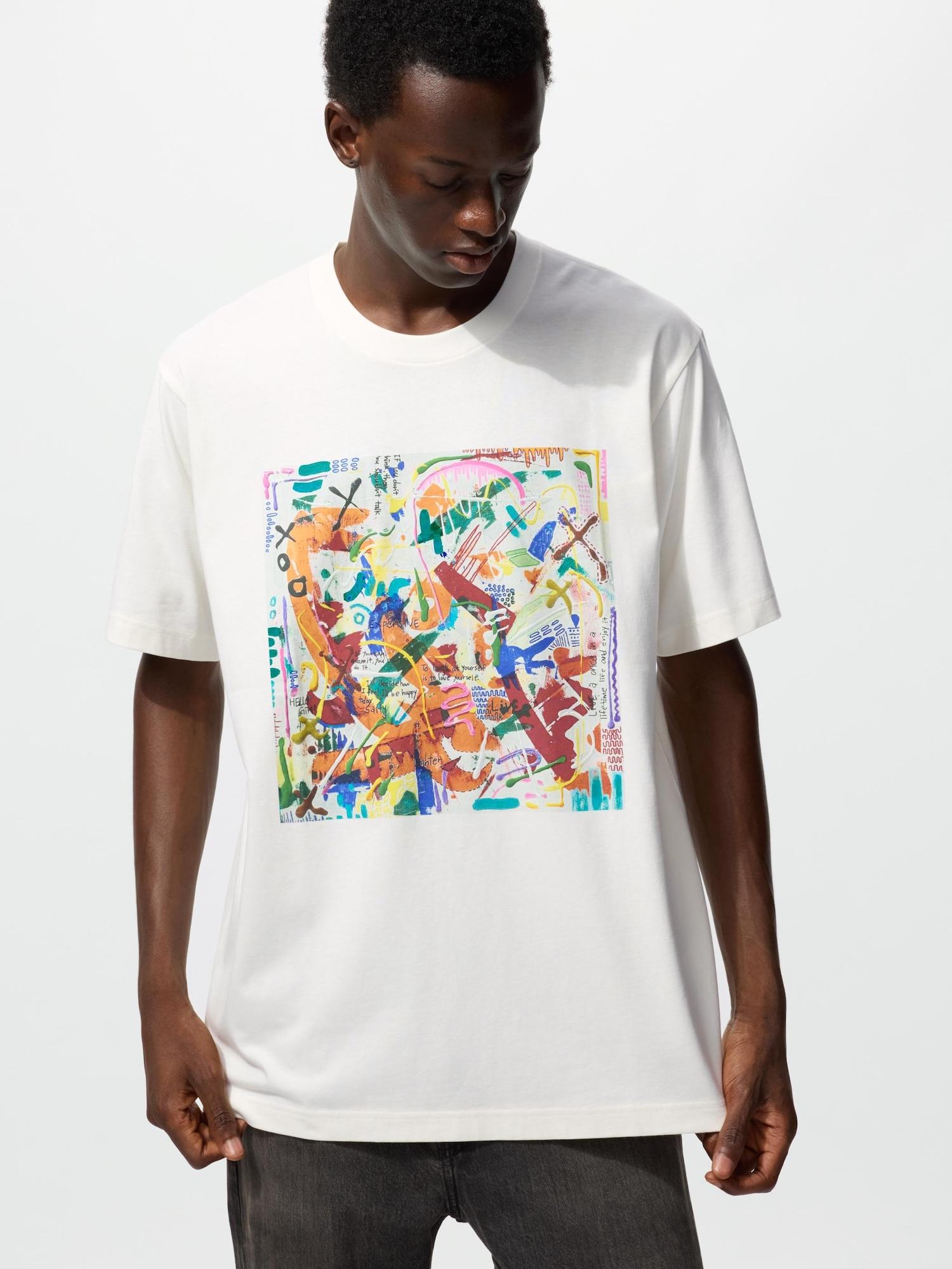 

Uniqlo UTgp TaTe 25-я UT Графическая футболка с коротким рукавом C 01 OFF WHITE/UNISEX XL