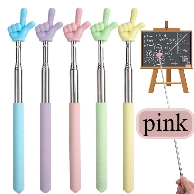 

Милая выдвижная детская указка для чтения, подходит для учителей начальной школы и детского сада, выдвижная указка 1pc розовый