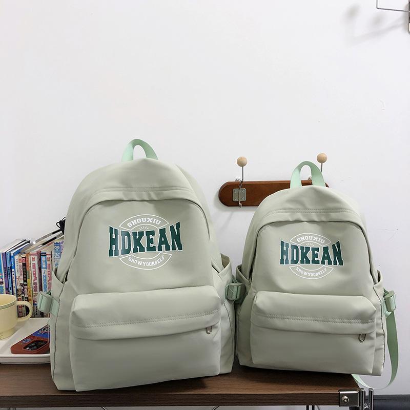 Backpack College Students Junior High School High School Students Travel Nylon Computer Backpack Men's and Women's Large Capacity School Bag