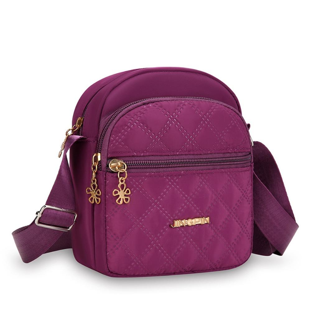 New Nylon Small Square Bags Multifunctional Crossbody Messengers Bag Multi-compartment Shoulder Bag
