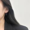 Classic Versatile Ring Earrings, Ear Buckles, Light Luxury, Simple Personality, Not Picky, High-End Autumn And Winter Earrings