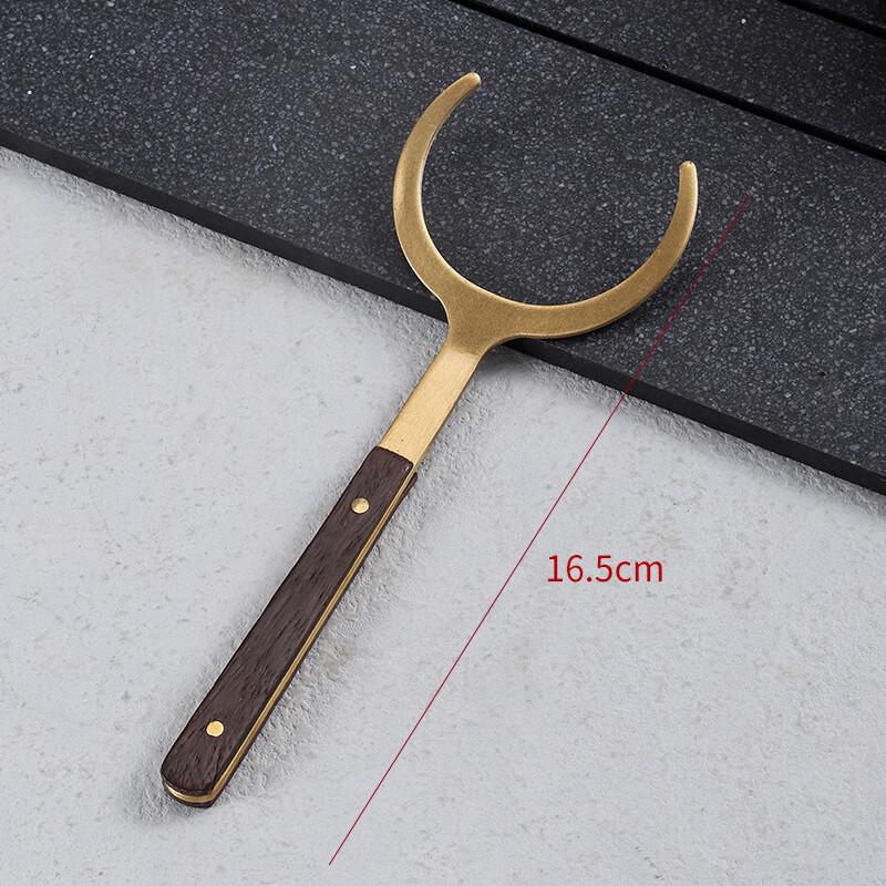 Elegant Brass & Ebony Tea Ceremony Tools Set Standard Set