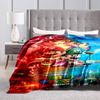 Rainbow Rider Neon Blanket Blanket Sofa Blanket Nap Blanket Outdoor Plush Blanket Bedroom