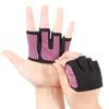 1 par Yoga Fitnesshansker Lett Pustende Sklisikker Elastisk Svetteabsorberende Vektløfting Sport Halvfinger Treningshansker