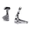6PCS Guitar Tuning Pegs Guitar Repairing Component Suitable for Acoustic and Electric Guitars with Metal Construction
