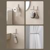 Hanger Storage Organizer Wall Mounted Hanger Holder Retractable Hanger Holder Stand Space Saving Clips Clothing Storage Hook For