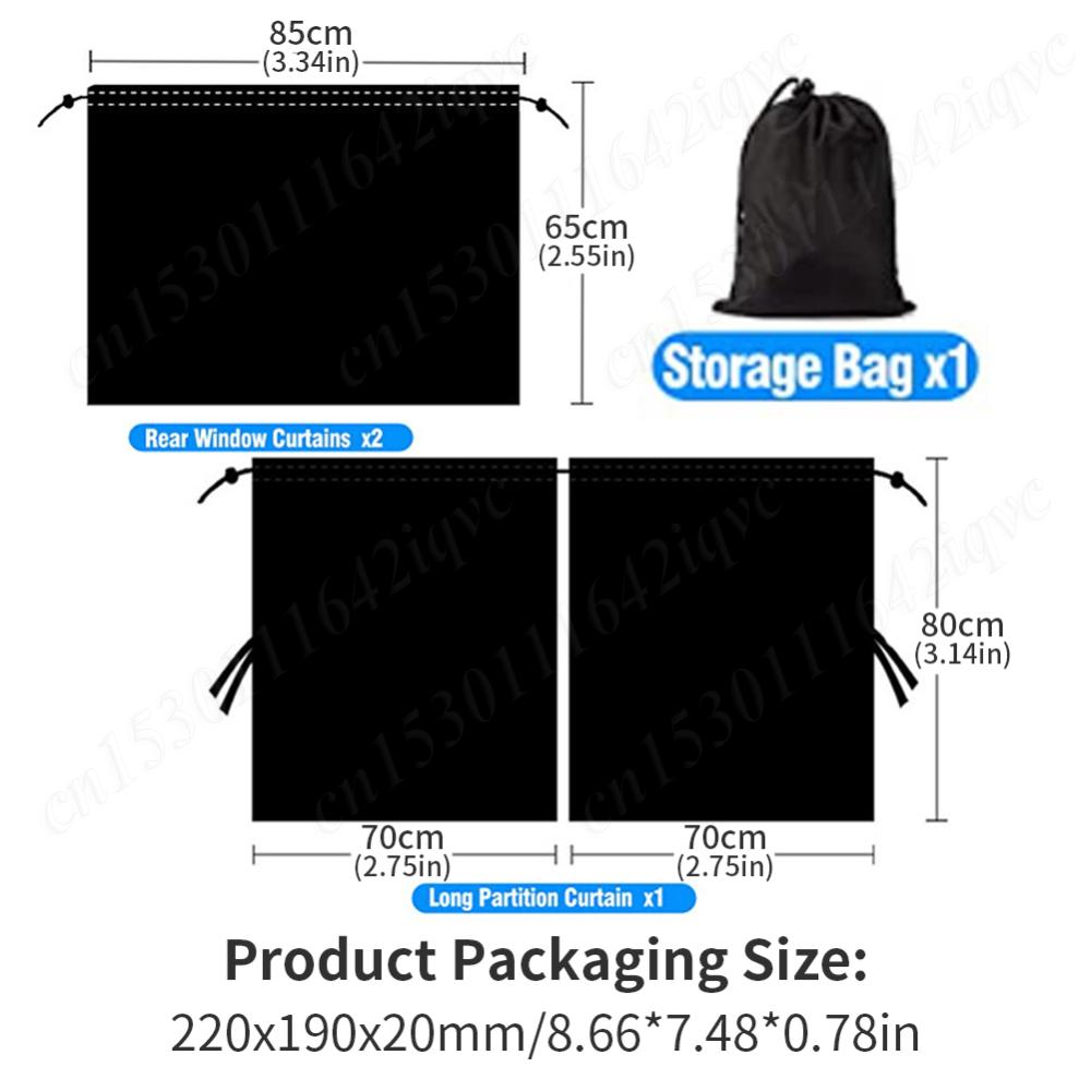 2Pcs Sun Shade Privacy Curtain Taxi Car Isolation Curtain Anti Glare UV Block Sunshade Partition Protection Curtain Car Interior