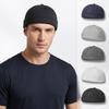 Breathable Men's Landlord Hat Brimless Summer Docker Cap Fashion Dome Melon Cap  Unisex