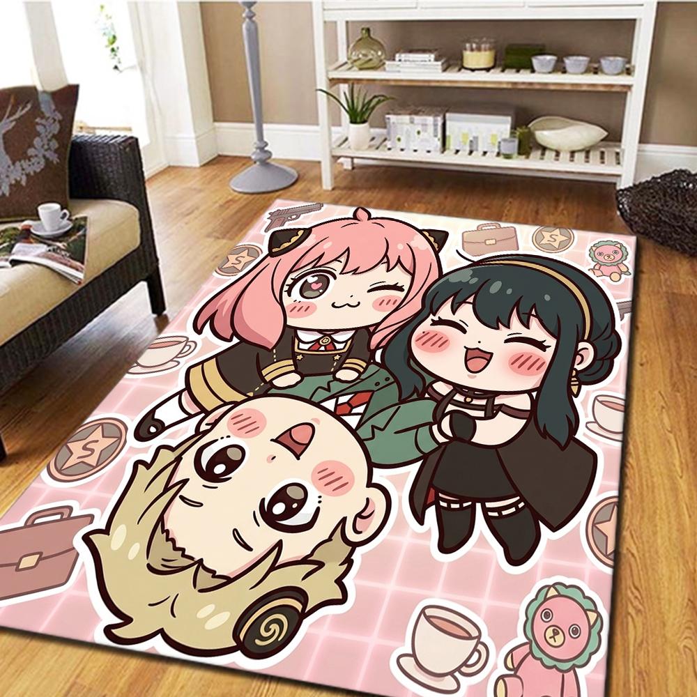 SPY FAMILY Living Room Carpet, Bedroom Decor, Home Cool Movie Mat Play Floor Mat -HE62