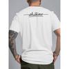 Men's Graphic Tee Whatever Print Round Neck Short Sleeve Cotton Casual T-Shirt