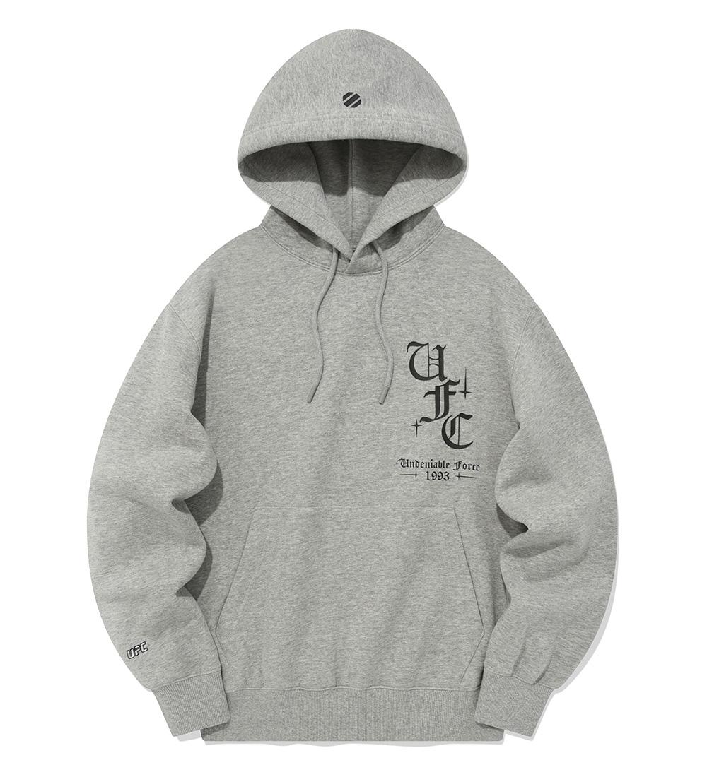 Ufc Sports Ufc Spotlight Relaxed Fit Hoodie Melange Grey U2Hdu3305Mg Melange Grey/2Xl