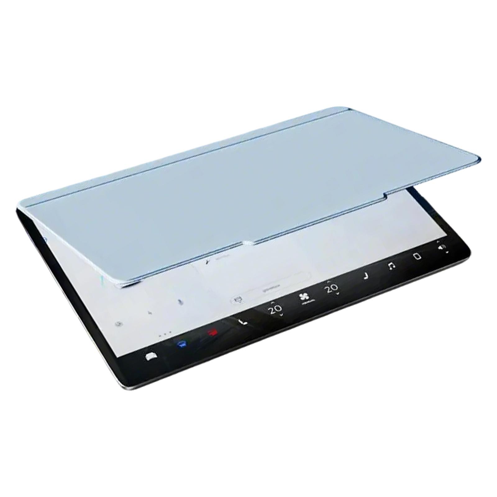 Center Console Display Cover Auto Interior Accessory for 2021-2024 Screen Protector Navigation Magnetic Cover