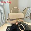 Fashion Portable Pu Small Square Bag With Stitching Detail For Daily Use