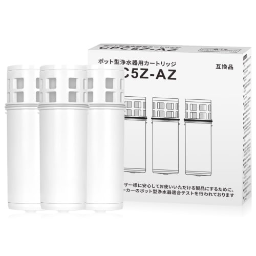 Replacement Cartridges for CPC5Z-AZ Bottle-Type Water Purifiers, Compatible with CPC7Z-AZ, CPC5W, and CPC5Z, Removes 19 Elements Including PFOS and PF