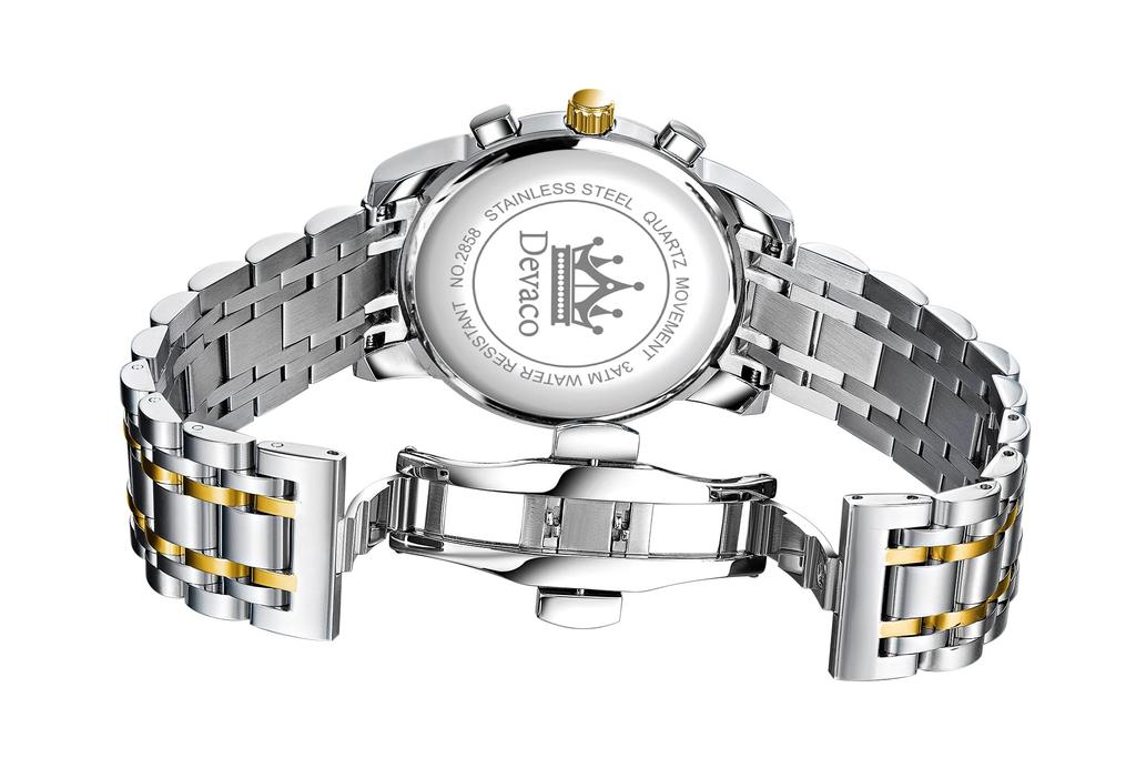Men's Watch Business Watch For Men Brand Metal Band Stainless Steel Band Analog Display Stylish Casual