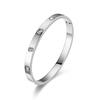 1PC Women's Fashion Trend Simple Stainless Steel Bracelet Zircon Accessories Suitable for Date, Party, Festival Gifts