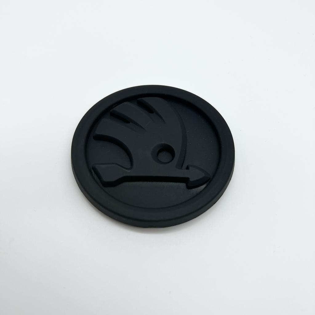 2025 Neues 80/90/100mm 3D-Logo Auto Fronthaube Kühlergrill Heckklappe Emblem Abzeichen Aufkleber Für Skoda Fabia Rapid Superb Octavia a7 Kodi