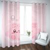 Kirby Cartoon Vorhang Wohnsitz Niedlicher Druck Lichtfilternde Fenstergardinen Wohnzimmer Kinderzimmer Stil Dekoration Fenster Verdunkelung