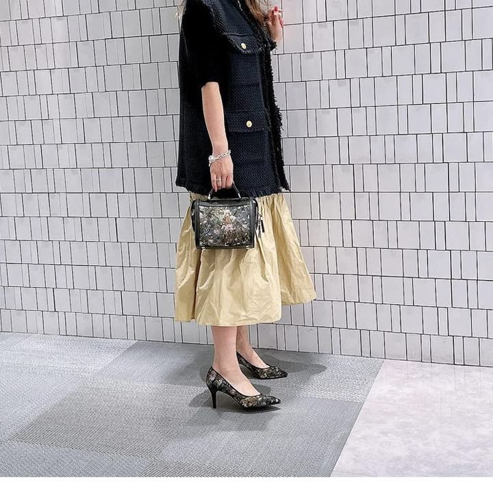 Made in 103163100012 [Diana] Pumps, Japan, Gold, 24.0cm,