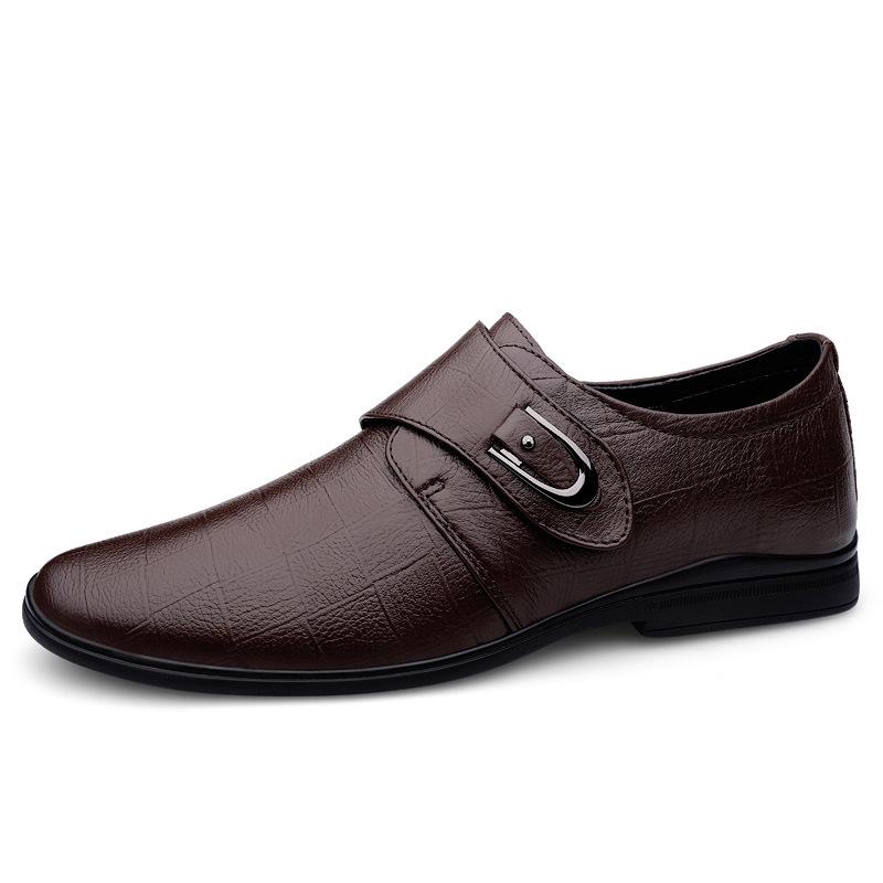 2022 Men's Fashion Cowhide Leather Shoes - Versatile Business Casual