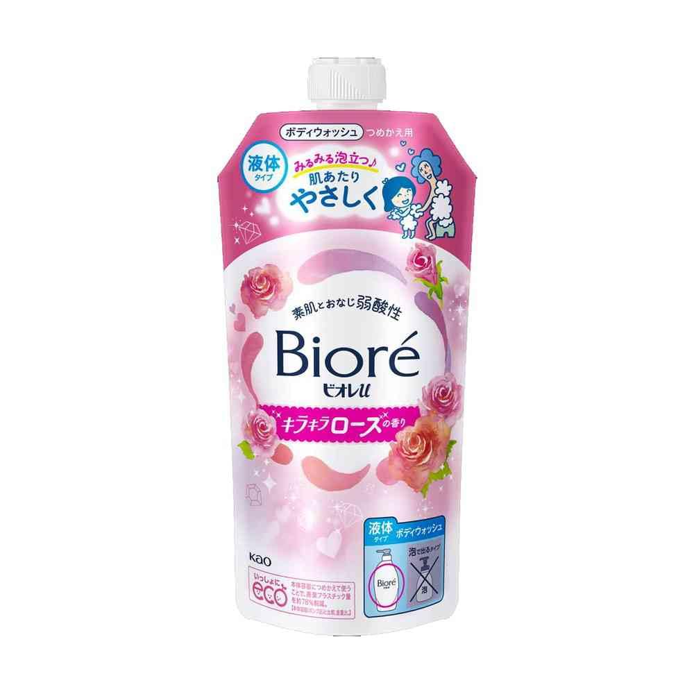 Kao Biore u Sparkling Rose Scent Refill 320ml [Set of 3]