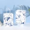 Blue And Porcelain Style Gift Bag – Chinese Wedding Party Bag With Handle