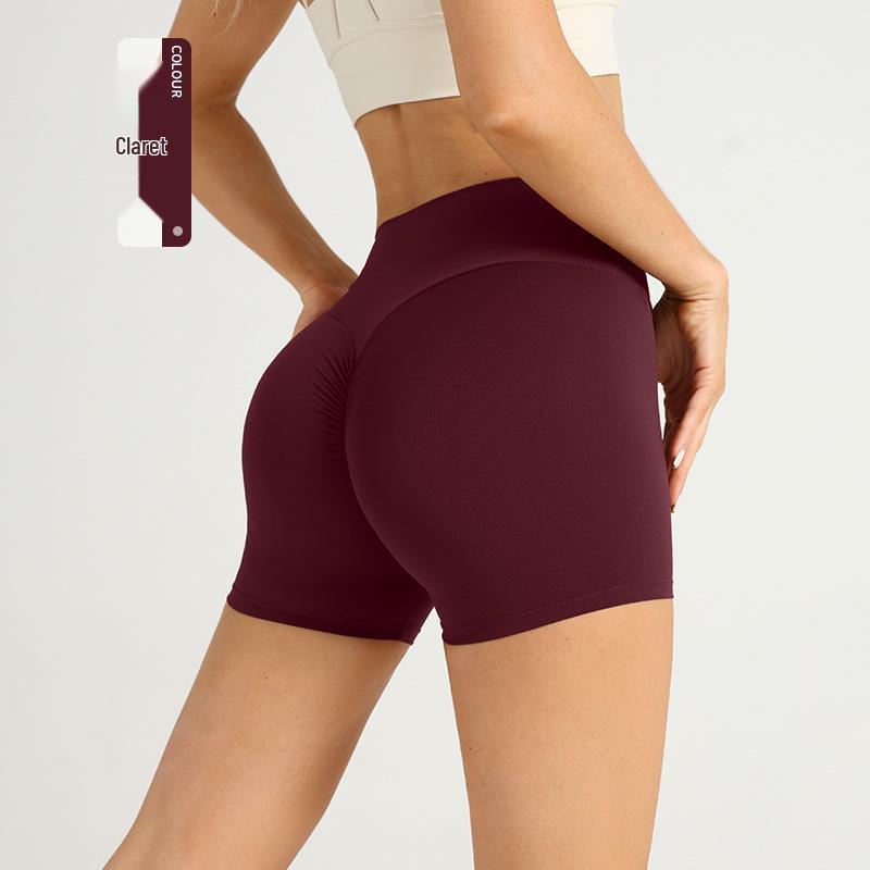 

Женские шорты для йоги с высокой талией, персиковые, с эффектом лифтинга ягодиц: Слимминг, Горячо продаваемая спортивная одежда Medium