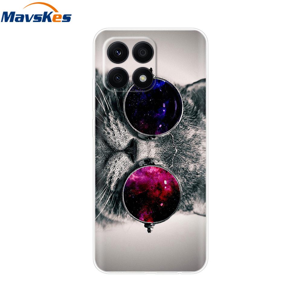 For Honor X8a 2023 Case 4G Funda Clear Soft Silicone TPU Phone Cover Case for Honor X8a Cover HonorX8a X 8a CRT-LX1 Bumper Coque