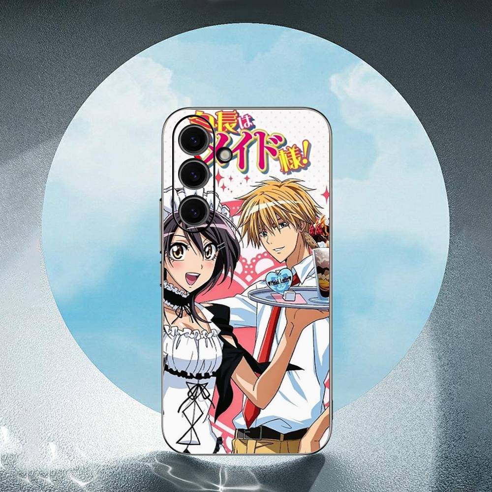 

Maid Sama Luxury Black Phone Case For Samsung Galaxy S23 S24 S25 Ultra S22 Plus S21 SamsungS23 ULTRA 5G