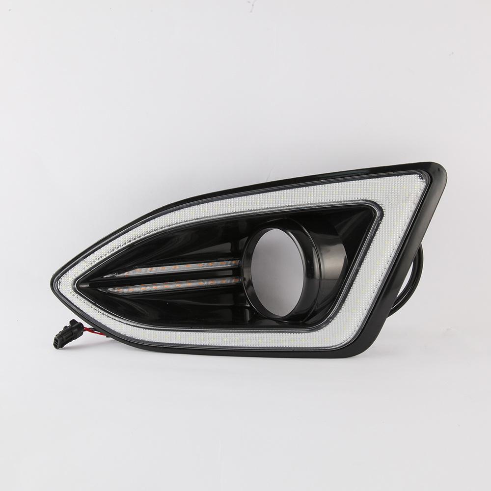 LED Daytime Running Fog Lights for 15-18 Ford Edge - Original Style Trim