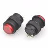 5/20/100PCS Self-lockin 16MM Latching/Momentary Push Button Switch with 5Color LED Lighting 4Pin R16-503/AD R16-503/BD