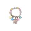 Lightweight Luxury Colorful Star Bracelet Handmade Resin Sweet Chic Dopamine Design For Women