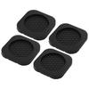 4Pcs Square Washing Machine Feet Pads Noise-Reducing Heightening Furniture Anti Vibration Mat Anti Slip Surface Universal Fit