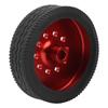 4Pcs RC Wheel Remote Control Tires Rubber Aluminum Alloy Accessories for WPL D12 Car